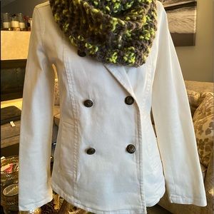 White/Cream jacket, double breasted NWT.